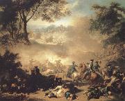 Jean Marc Nattier The Battle of Lesnaya oil painting artist